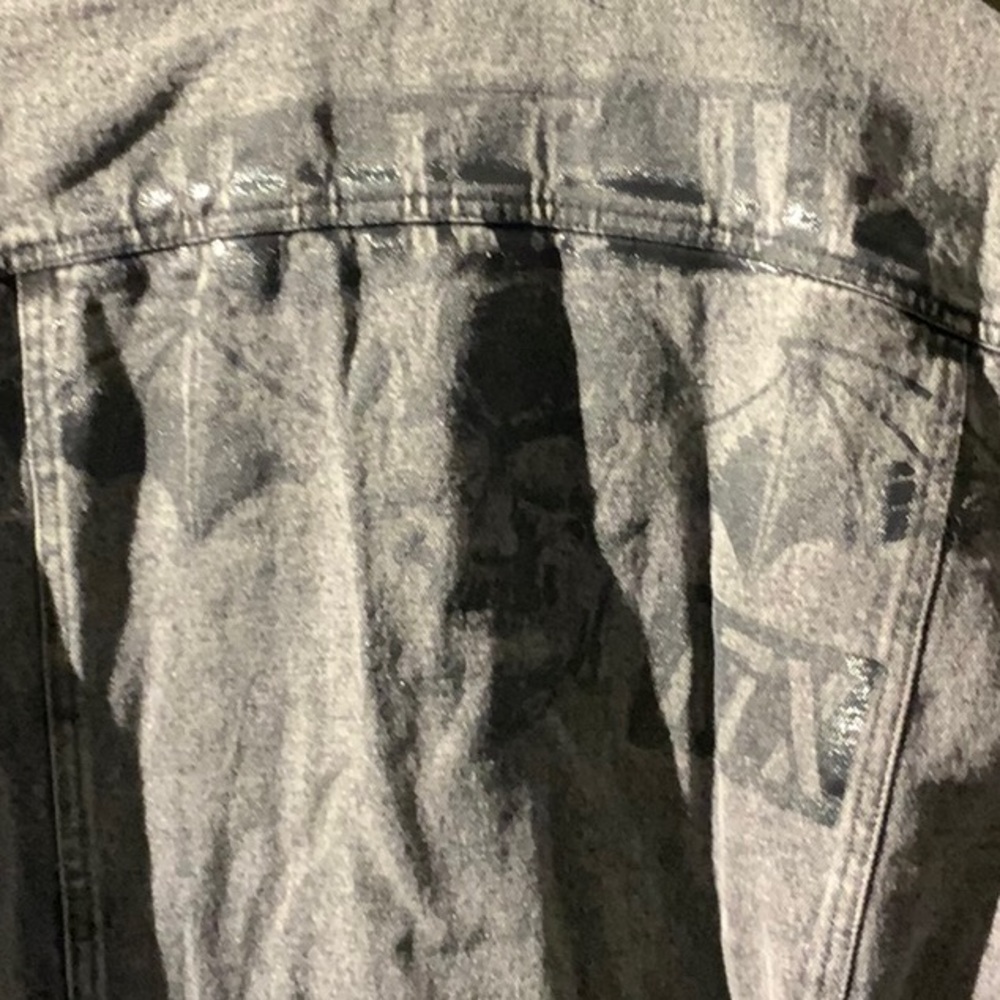 Avenged Sevenfold Men's Gray Denim Jacket Size Medium - Picture 4 of 4